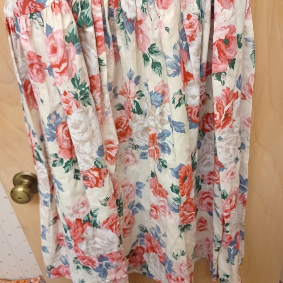 Gunne Sax Vintage White Floral Prairie Dress New with Tags Sz 10 - Picture 5 of 6